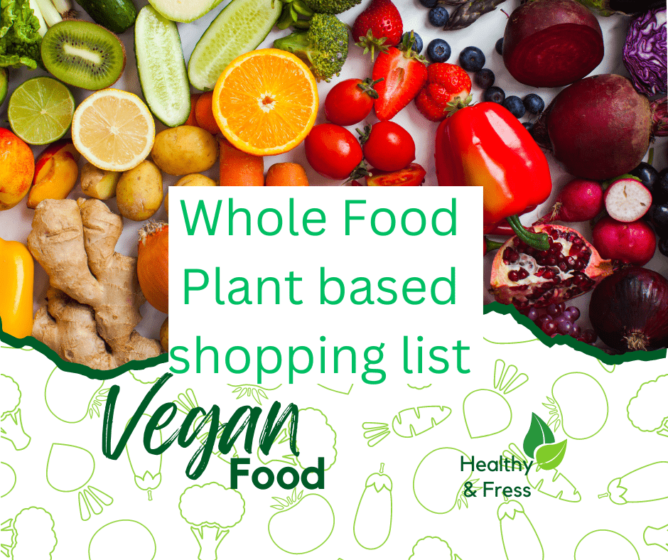 We found the best whole food plant based shopping list